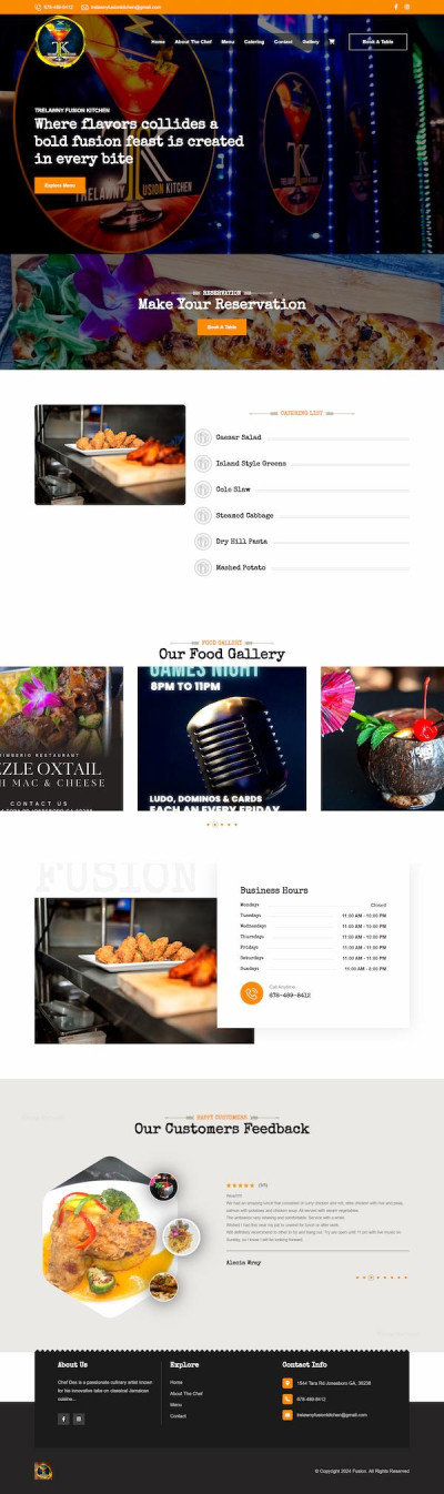 Restaurant Website