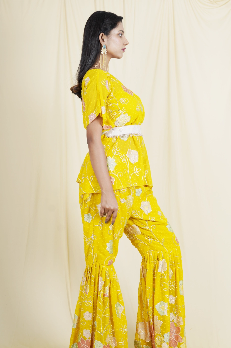 sunny-yellow-georgette-one-shoulder-peplum-top-and-sharara--set-m?uid=1674820562