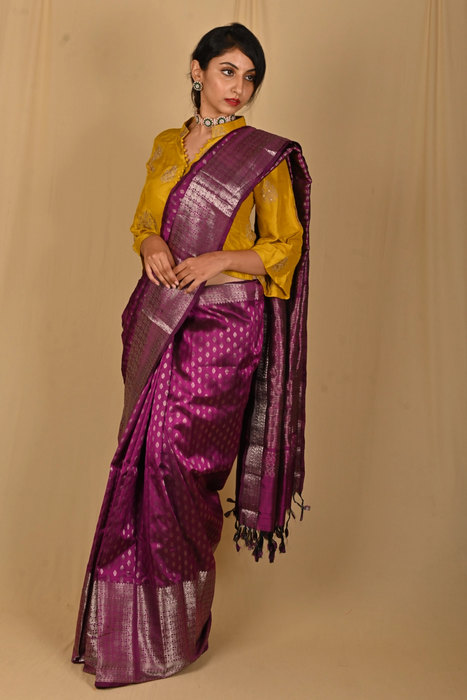 plum-colour-uppada-silk-laksha-buta--one-lakh-butissaree-with-running-blouse-yellow-blouse-not-included-custom-tailored?uid=1674831243