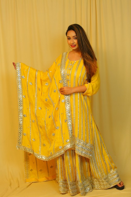 sunny-yellow-heavy-gota-work-long-kurta-with-skirt-and-dupatta-m?uid=1674968877