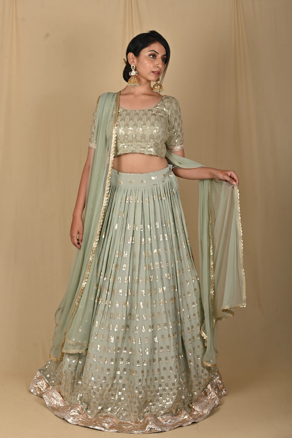 olive-green-crepe-lehenga-highlighted-sequin-work-embroidery-and-border-m?uid=1676352855