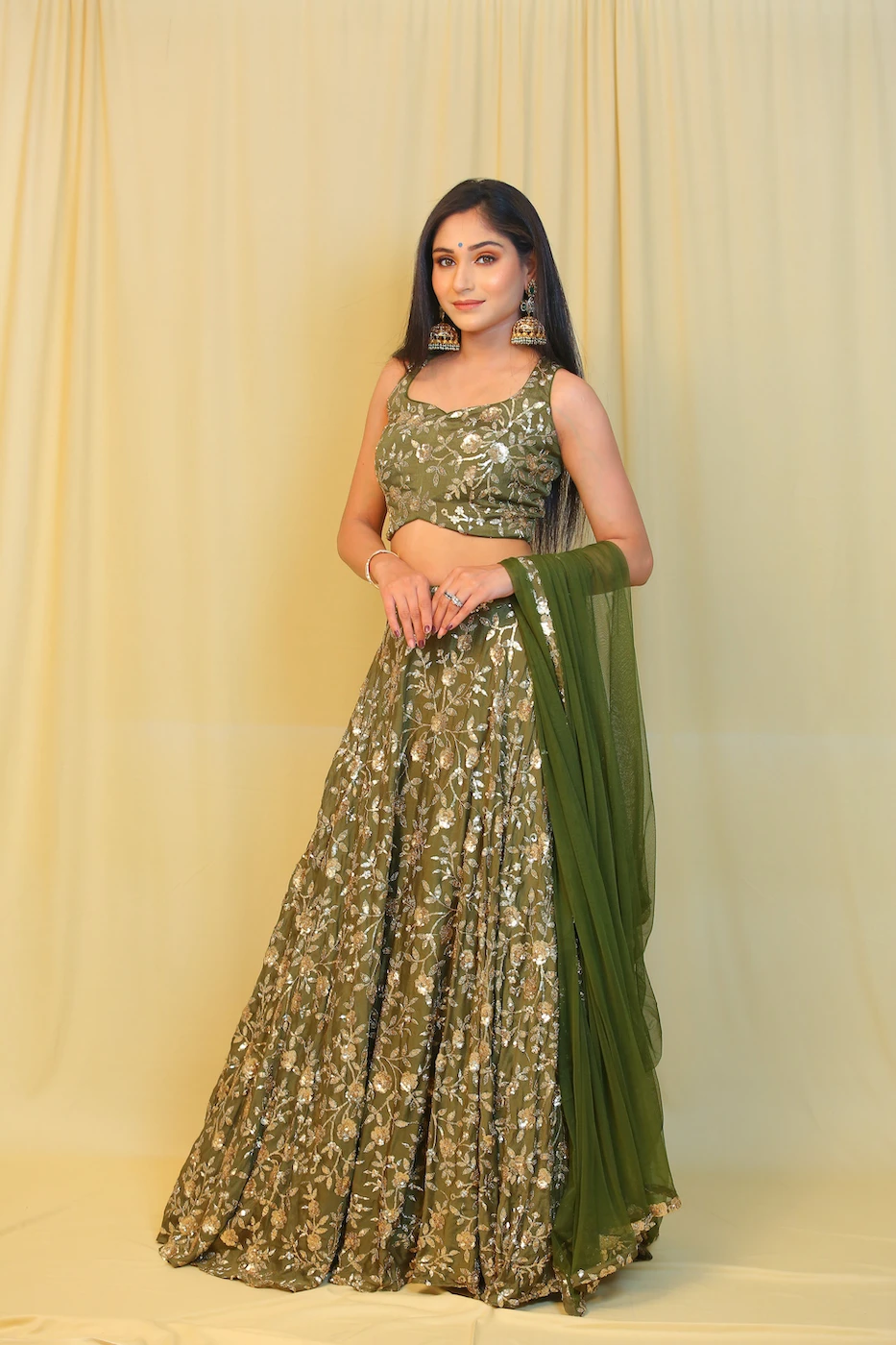 mehendi-green-crepe-silk-all-over-gold-sequin-embroidery-lehenga-blouse-with-matching-soft-net-dupatta-s?uid=1676521902