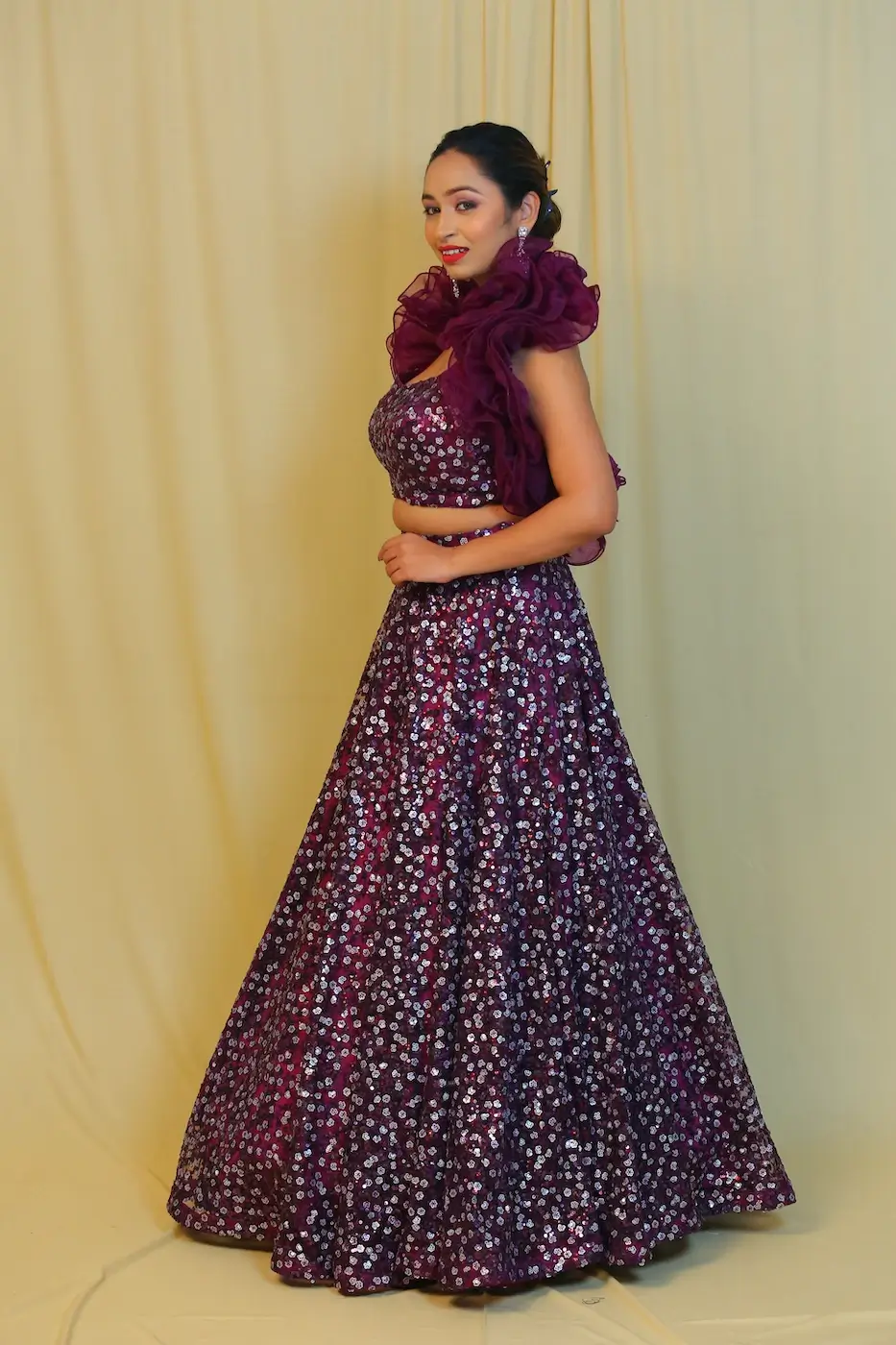 purple-all-over-sequin-soft-net-lehenga--top-set-with-organza-ruffle-stole-m?uid=1676527509