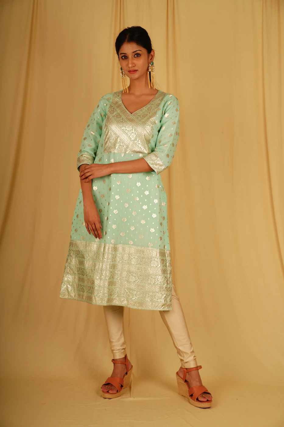 sea-green-chanderi-kurta-m?uid=1680928854