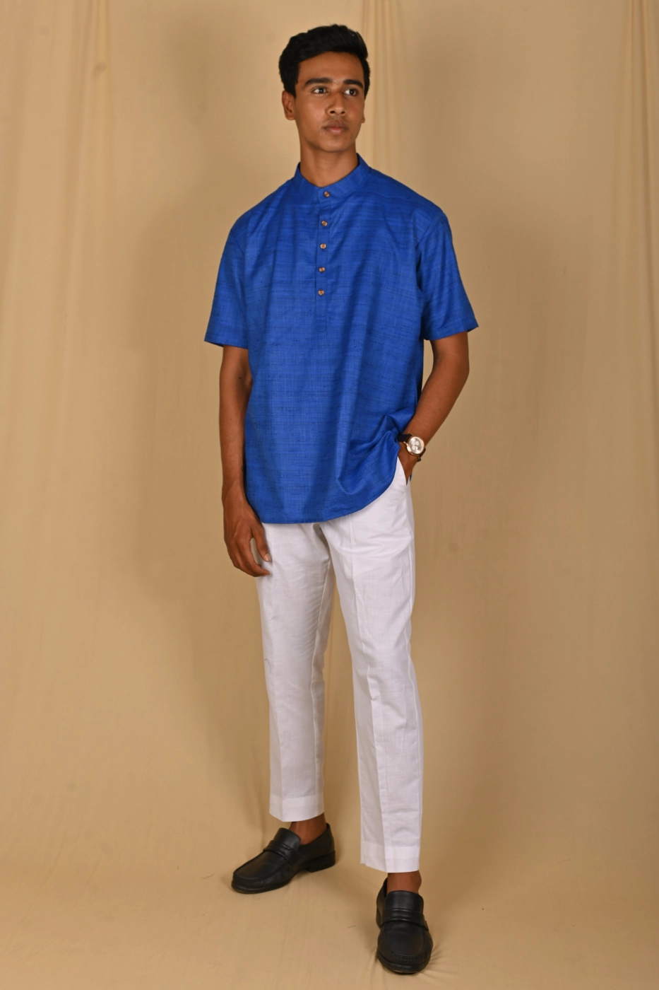 royal-blue-khadi-short-sleeves-kurta--m--khadi-blue?uid=1682587862