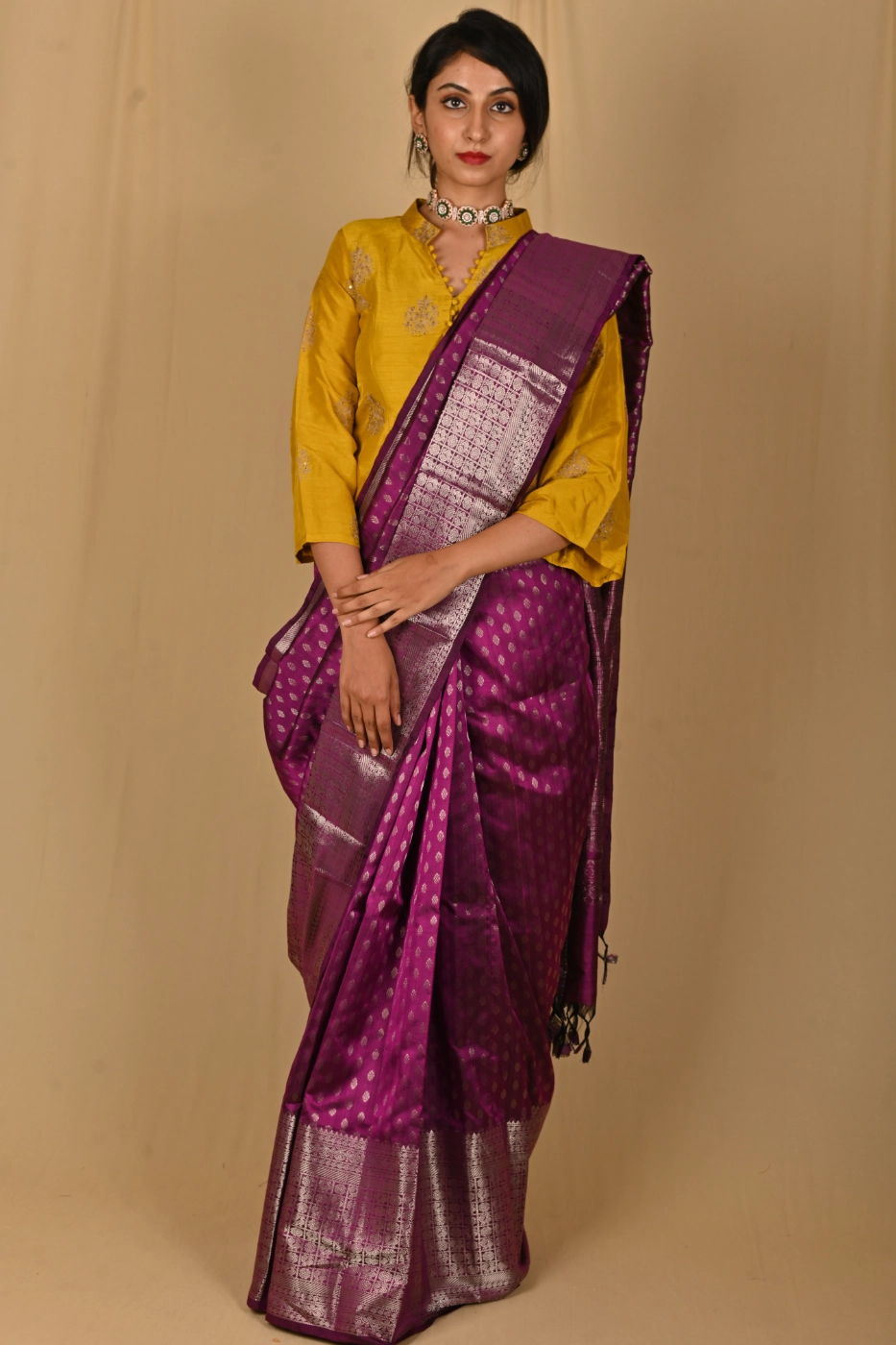 plum-colour-uppada-silk-laksha-buta--one-lakh-butissaree-with-running-blouse-yellow-blouse-not-included-custom-tailored?uid=1674831243