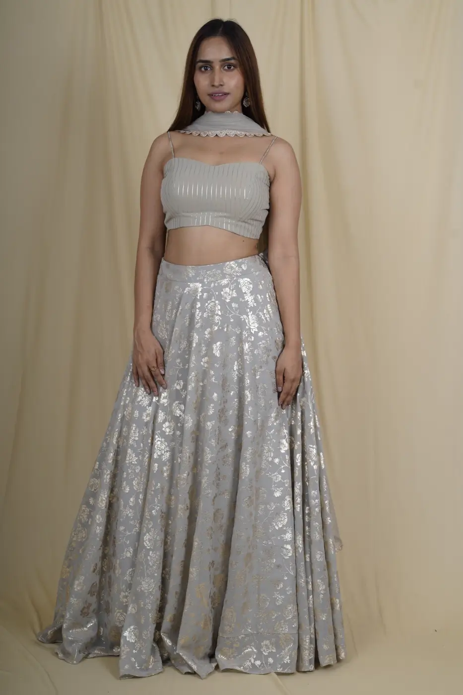 grey-crepe-silk-lehenga-with-floral-foil-print-and-grey-foil-print-stripes-crop-top-and-dupatta-s?uid=1675053610