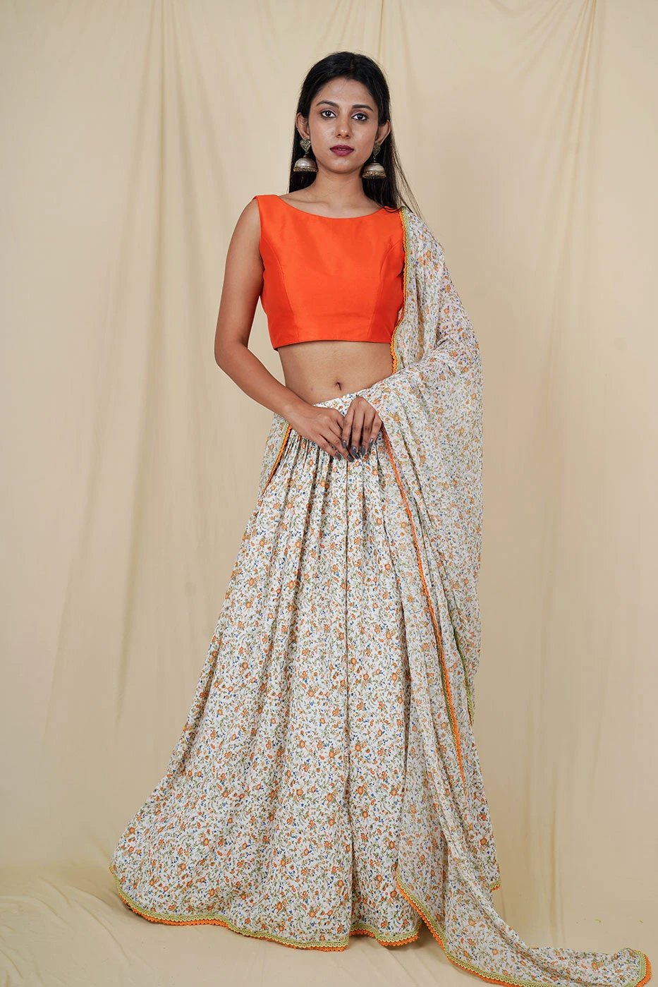 rayon-all-over-small-floral-print-lehenga-with-matching-chiffon-dupatta-and-cotton-silk-crop-top-s?uid=1676379556