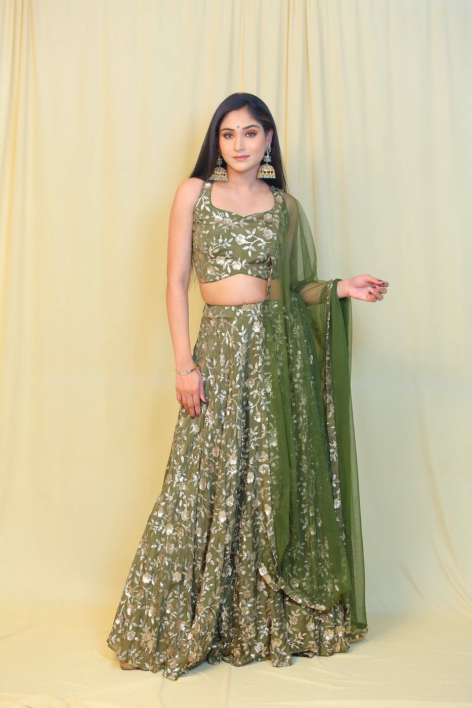 mehendi-green-crepe-silk-all-over-gold-sequin-embroidery-lehenga-blouse-with-matching-soft-net-dupatta-s?uid=1676521902