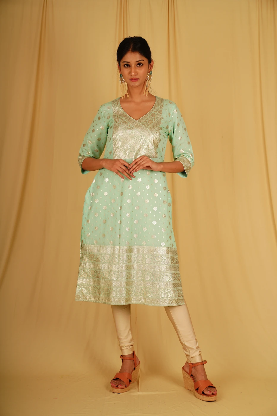 sea-green-chanderi-kurta-m?uid=1680928854