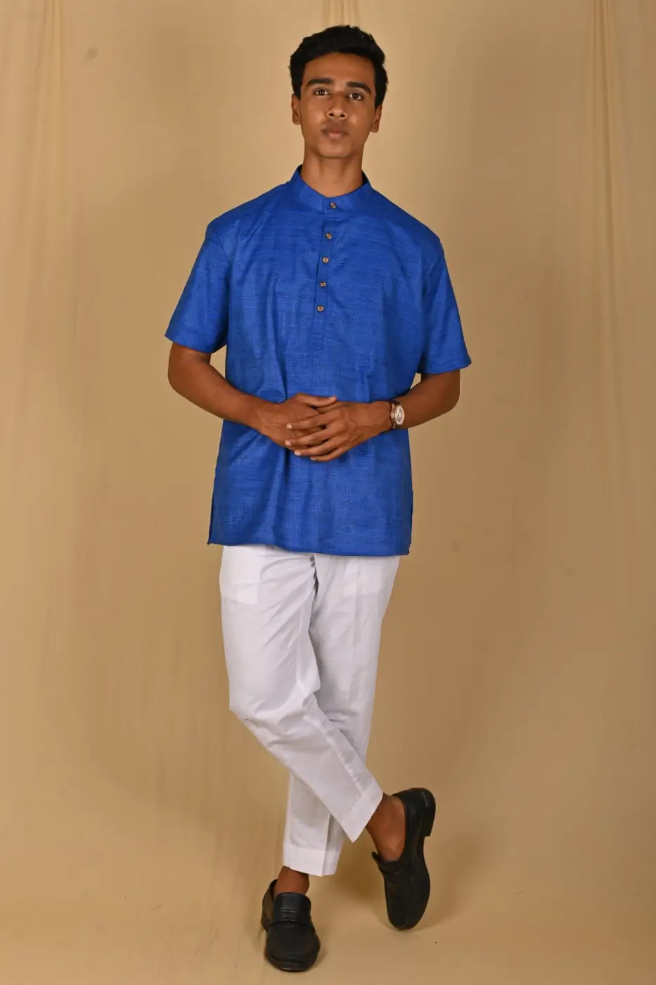 royal-blue-khadi-short-sleeves-kurta--m--khadi-blue?uid=1682587862